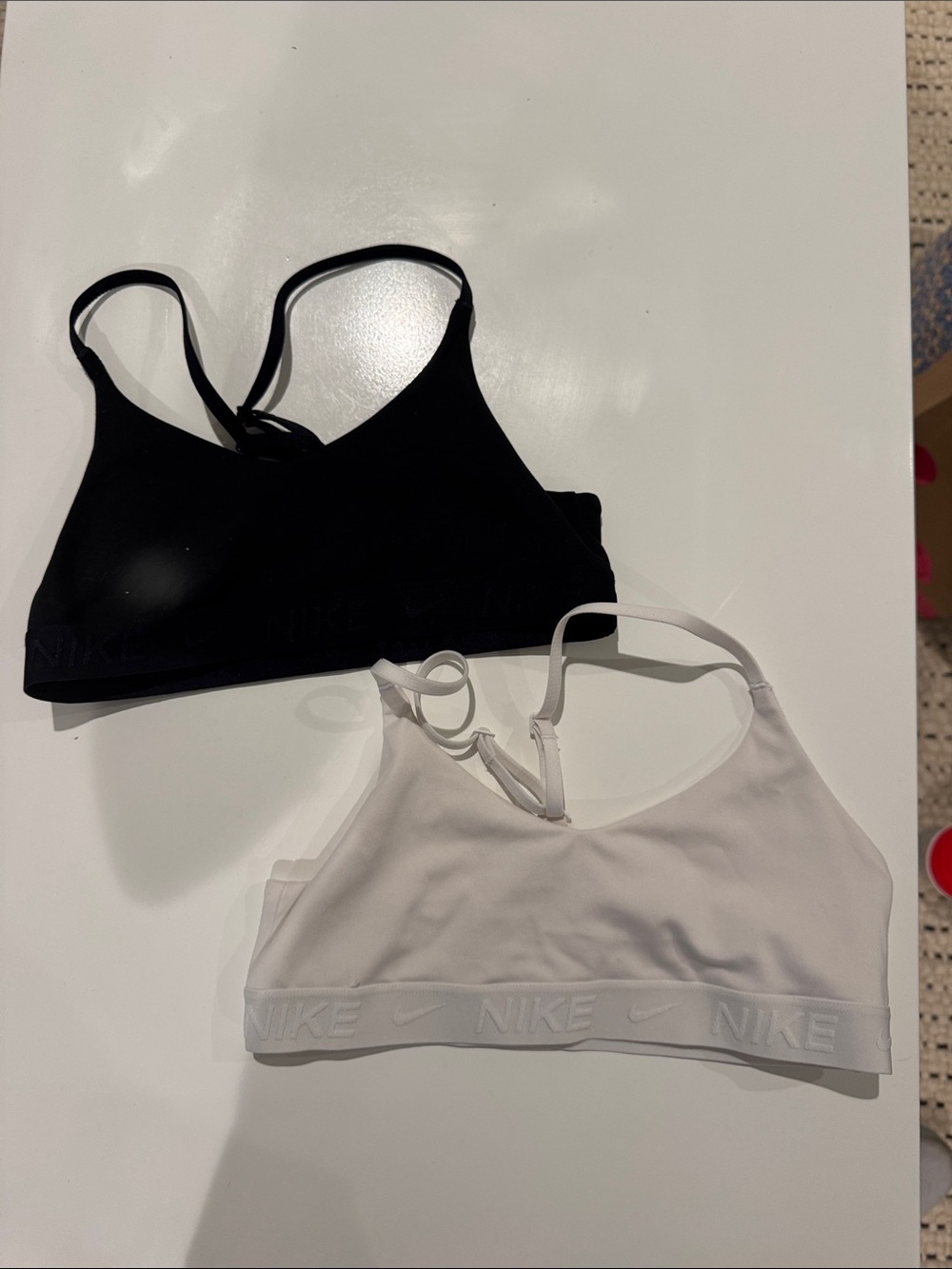 Nike Duo Pack Low-Impact Sports Bras - Black & White